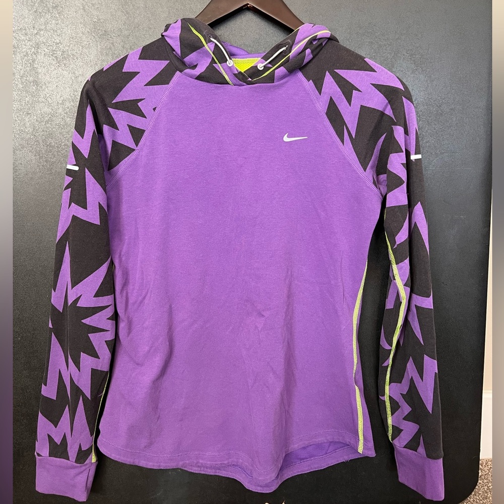 Nike Dri-Fit Purple Running Pull Over Shirt